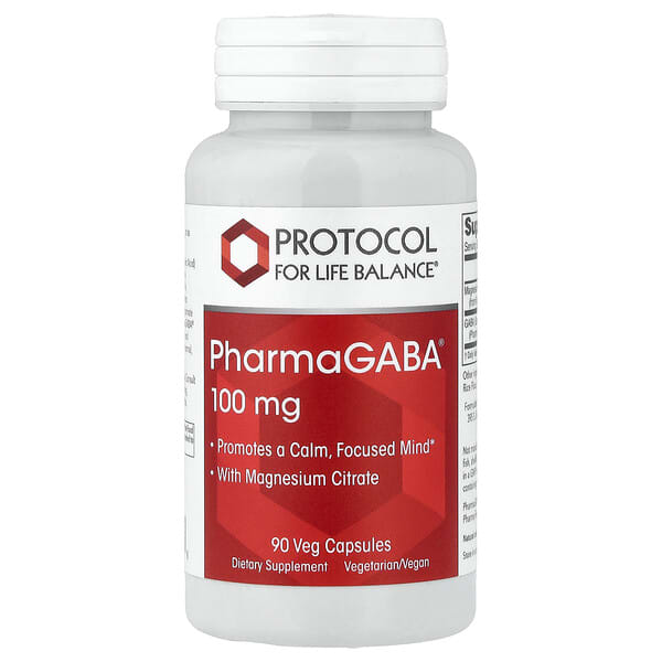 Protocol for Life Balance, PharmaGABA®, 90 Veg Capsules