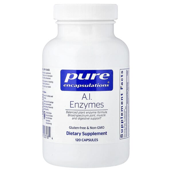 Pure Encapsulations, A.I. Enzymes, 120 Capsules