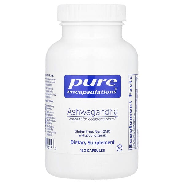 Pure Encapsulations, Ashwagandha, 120 Capsules (500 mg per Capsule)