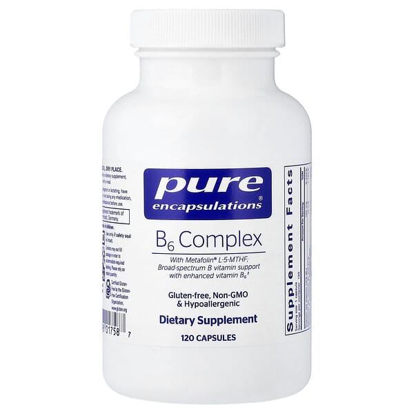 Pure Encapsulations, B6 Complex, 120 Capsules
