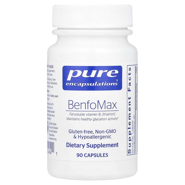 Pure Encapsulations, BenfoMax, 200 mg, 90 Capsules