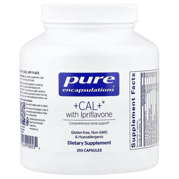 Pure Encapsulations, +Cal+® with Ipriflavone, 210 Capsules
