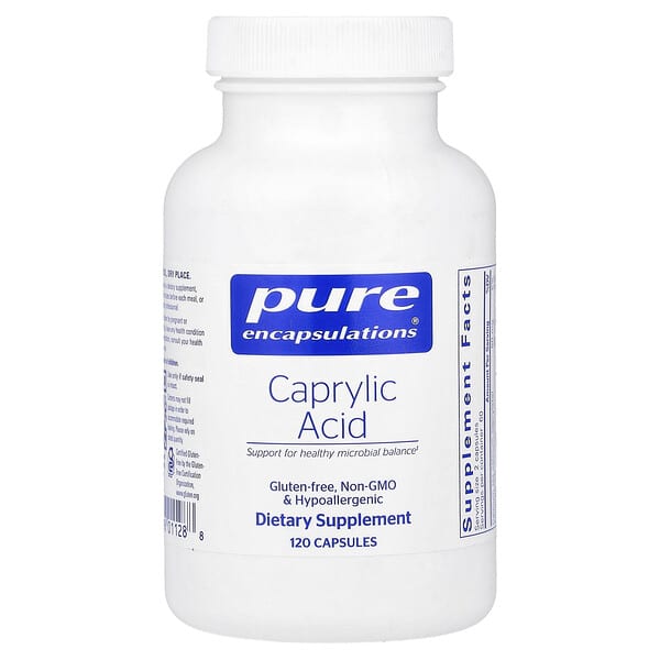 Pure Encapsulations, Caprylic Acid, 120 Capsules 5 Pure Encapsulations, Caprylic Acid, 120 Capsules