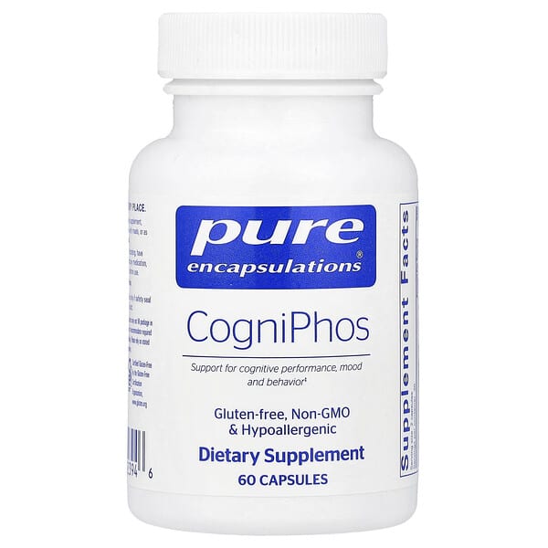 Pure Encapsulations, CogniPhos, 60 Capsules
