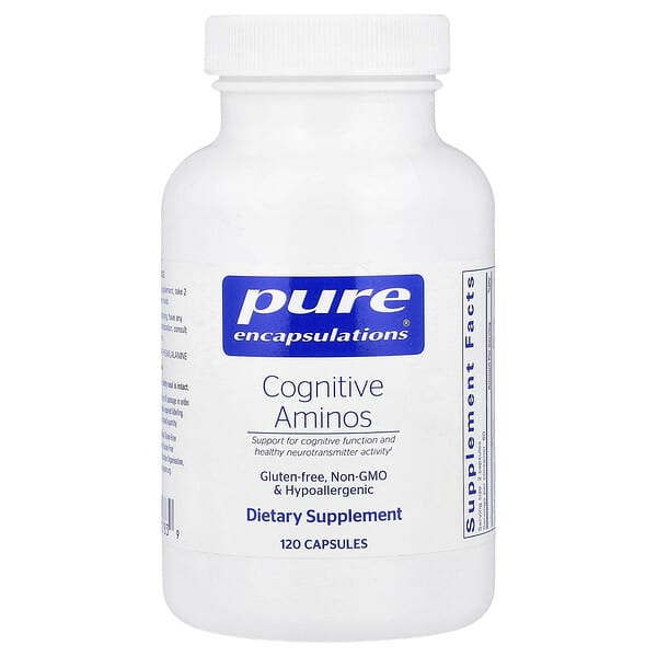 Pure Encapsulations, Cognitive Aminos, 120 Capsules