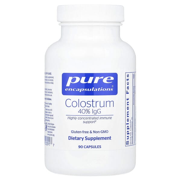 Pure Encapsulations, Colostrum, 90 Capsules (450 mg per Capsule)