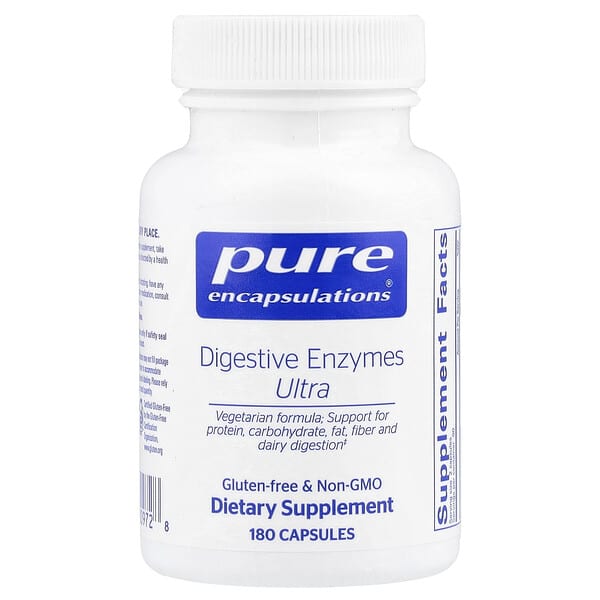 Pure Encapsulations, Digestive Enzymes Ultra, 180 Capsules