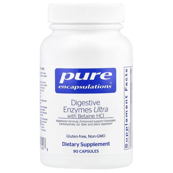 Pure Encapsulations, Digestive Enzymes Ultra With Betaine HCl, 90 Capsules