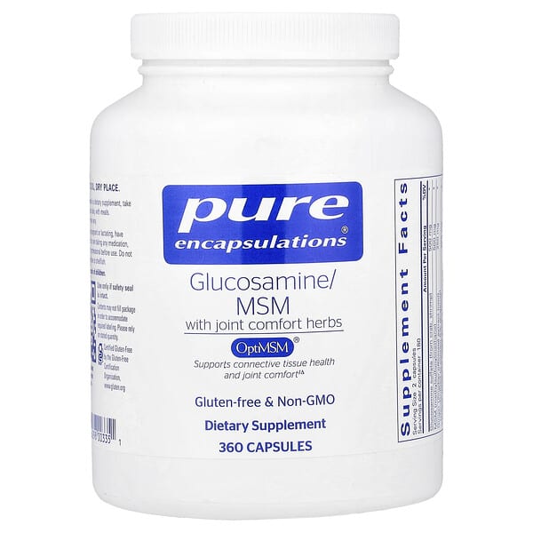 Pure Encapsulations, Glucosamine MSM with Joint Comfort Herbs, 360 Capsules