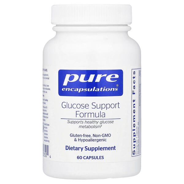 Pure Encapsulations, Glucose Support Formula, 60 Capsules