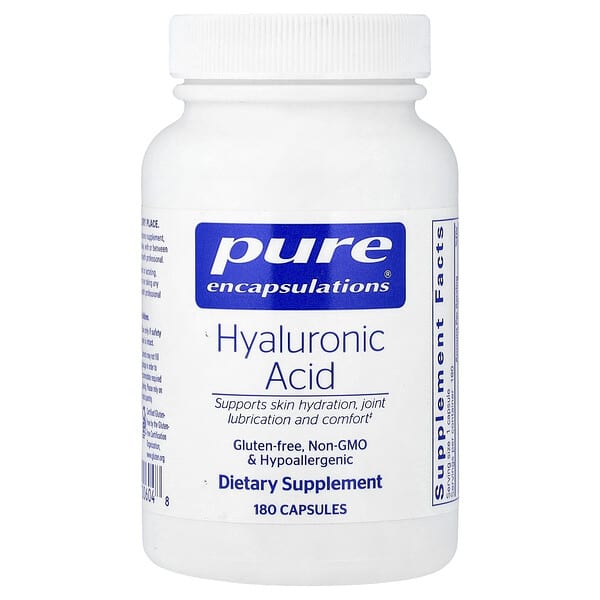 Pure Encapsulations, Hyaluronic Acid, 180 Capsules