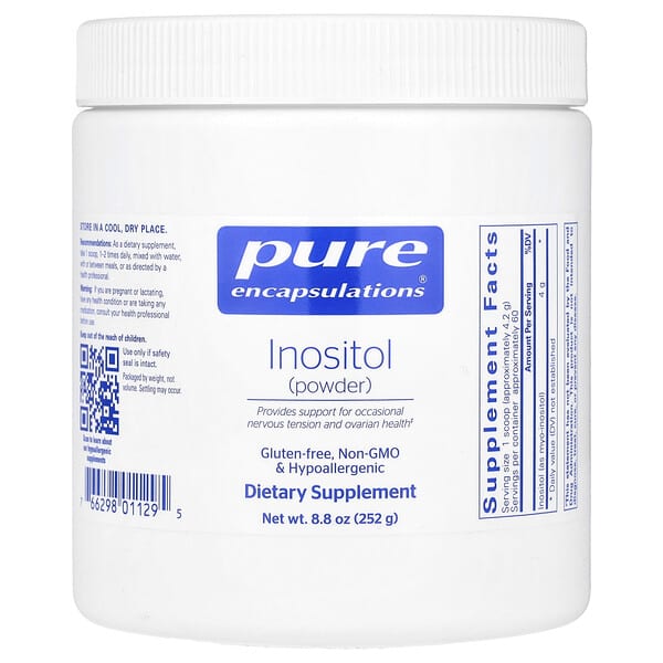 Pure Encapsulations, Inositol Powder, 8.8 oz (252 g)