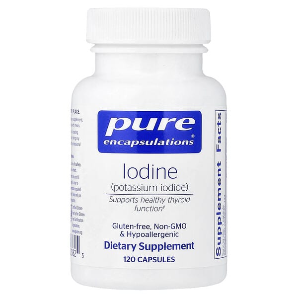 Pure Encapsulations, Iodine, 120 Capsules (225 mcg per Capsule)