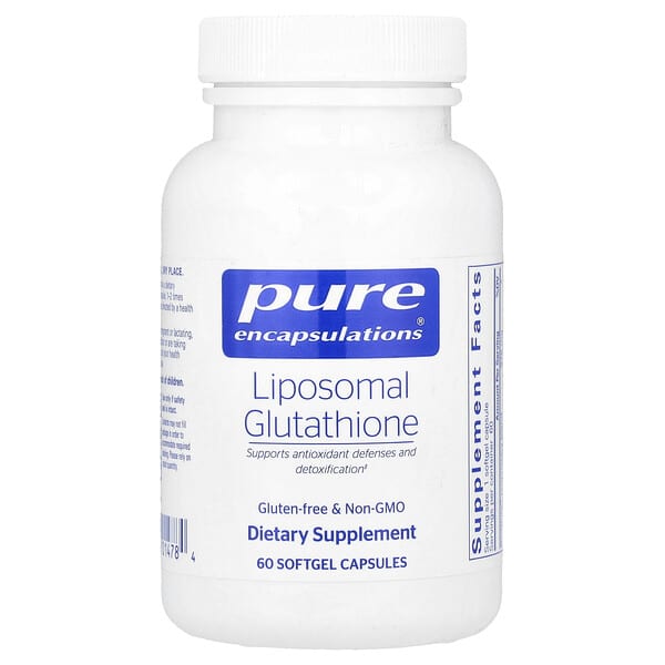 Pure Encapsulations, Liposomal Glutathione, 60 Softgel Capsules (375 mg per Softgel)