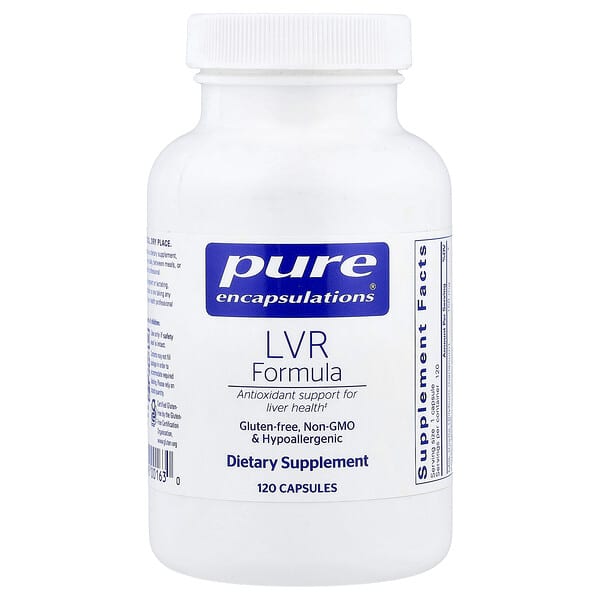 Pure Encapsulations, LVR Formula, 120 Capsules