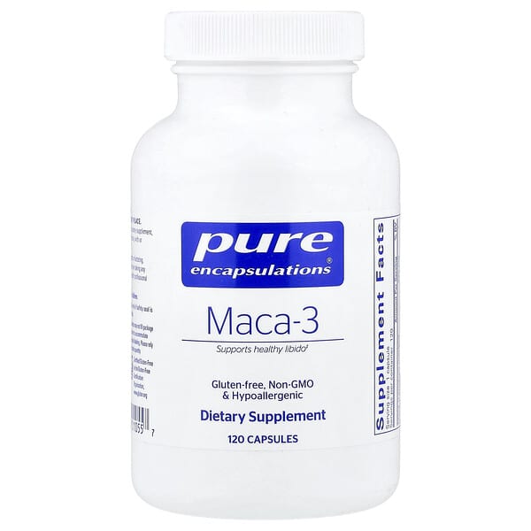 Pure Encapsulations, Maca-3, 120 Capsules