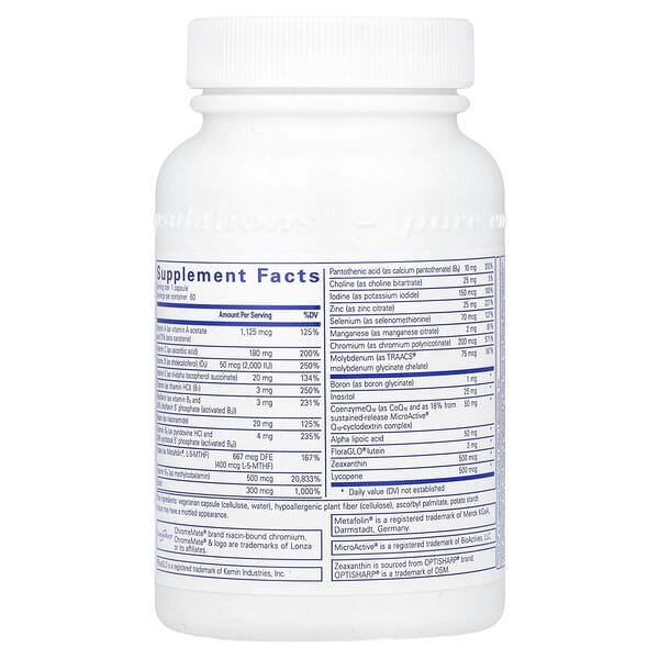 Alternative view of Pure Encapsulations, O.N.E.™ Multivitamin, 60 Capsules