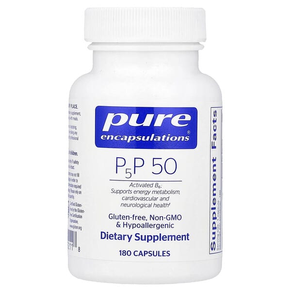 Pure Encapsulations, P5P 50, 180 Capsules (50 mg per Capsule) 3 Pure Encapsulations, P5P 50, 180 Capsules (50 mg per Capsule)