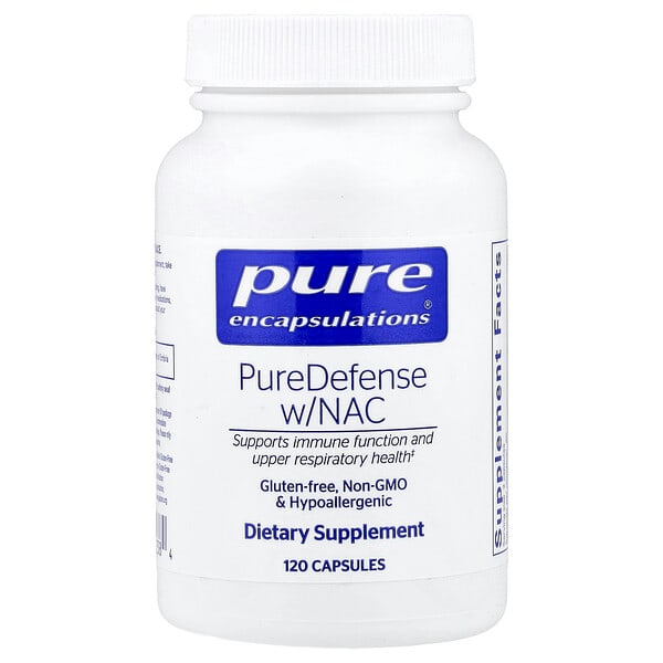Pure Encapsulations, PureDefense with NAC, 120 Capsules