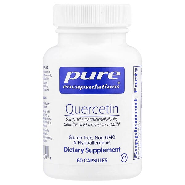 Pure Encapsulations, Quercetin, 60 Capsules (250 mg per Capsule)