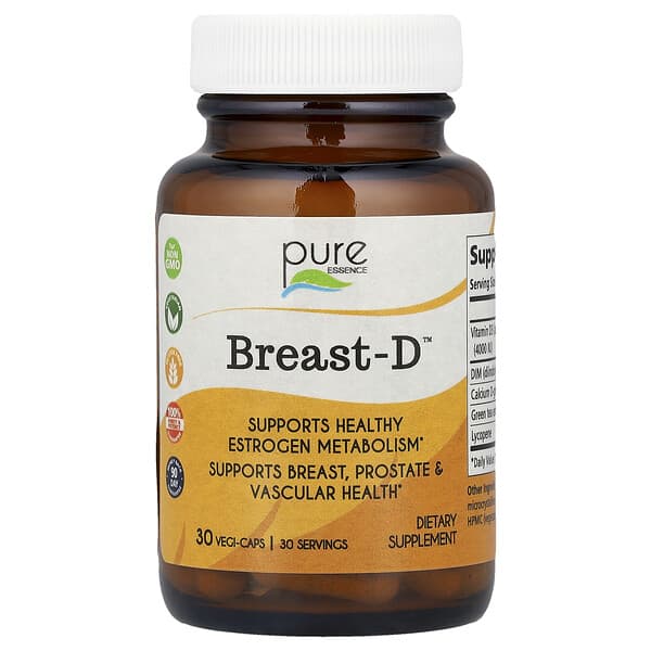 Pure Essence, Breast-D™, 30 Vegi-Caps
