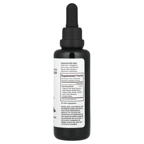 Alternative view of Pure Indian Foods, Best Shilajit Ever™, Liquid Drops, 2 fl oz (60 ml)