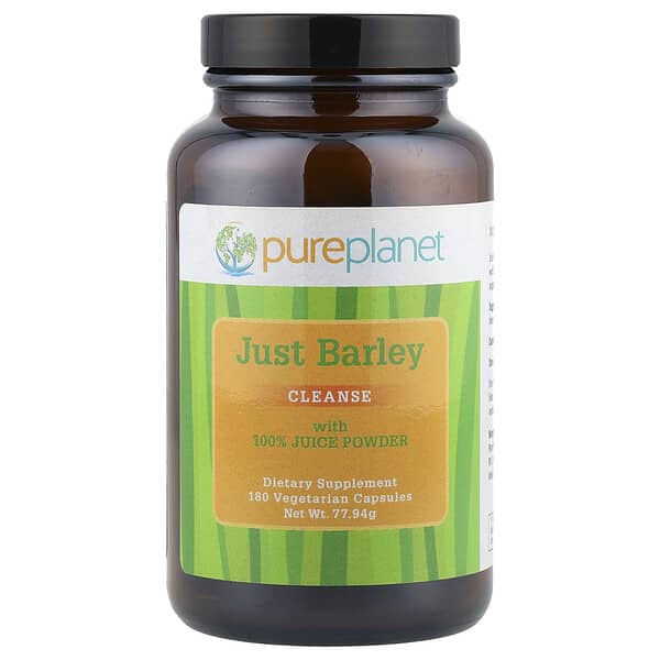 Pure Planet, Just Barley, 180 Vegetarian Capsules (333 mg per Capsule)