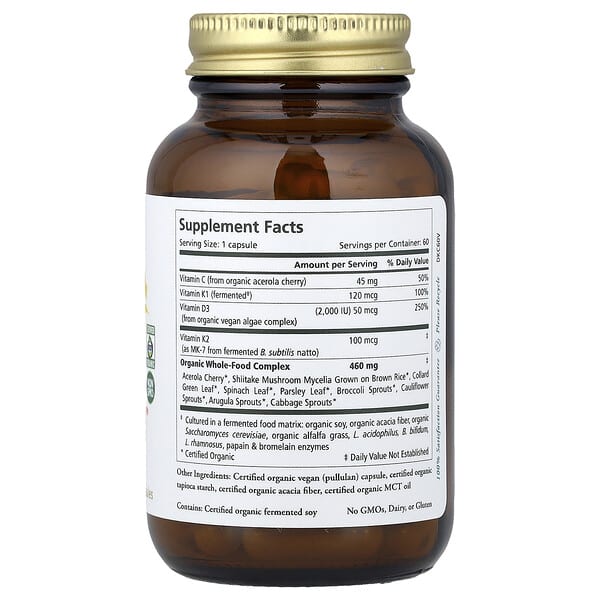 Alternative view of Pure Synergy, D3 + K2 Complex™, 60 Capsules