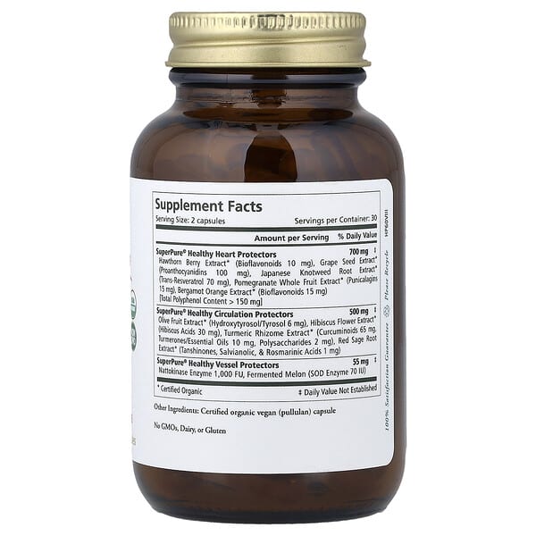 Alternative view of Pure Synergy, Heart Protector®, 60 Capsules