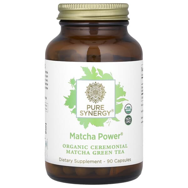 Pure Synergy, Matcha Power, 90 Capsules (500 mg per Capsule)