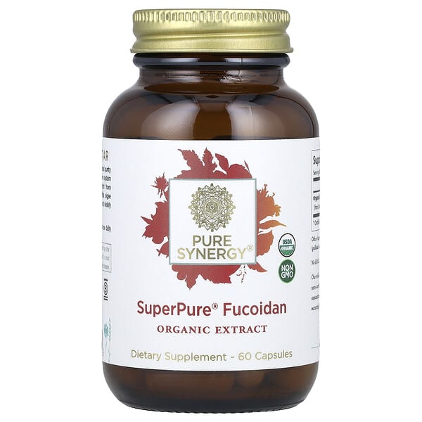 Pure Synergy, SuperPure® Fucoidan, 60 Capsules (100 mg Capsule)