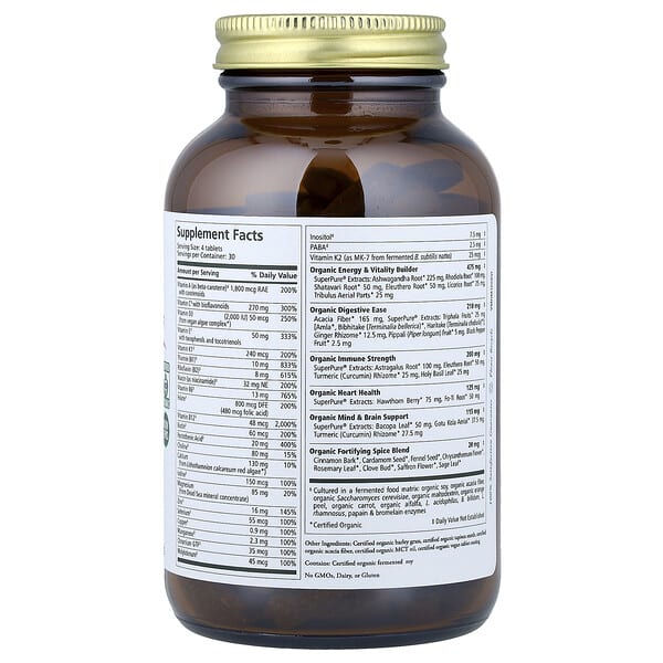 Alternative view of Pure Synergy, Vita-Min-Herb®, Men's Multivitamin, 120 Tablets