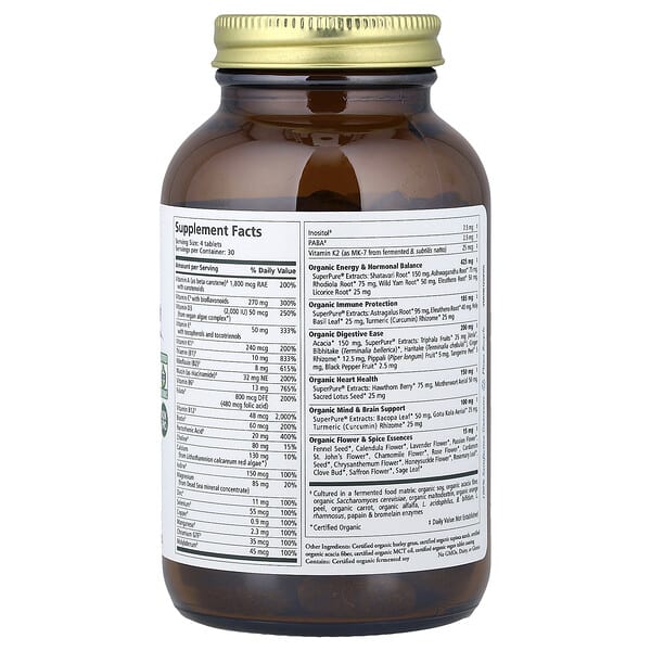 Alternative view of Pure Synergy, Vita-Min-Herb®, Women's Multivitamin, 120 Tablets