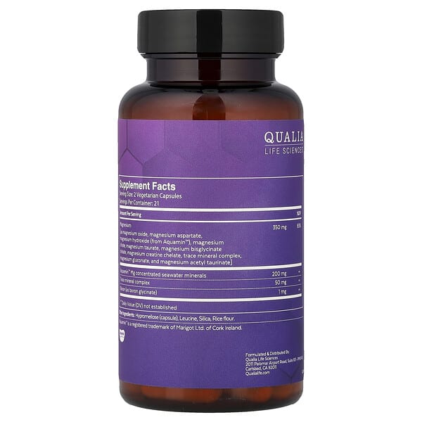 Alternative view of Qualia, Magnesium+™, 42 Capsules