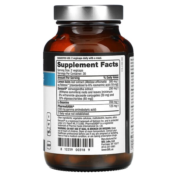 Alternative view of Quality of Life, Serenelle, Stress Management, 60 VegiCaps