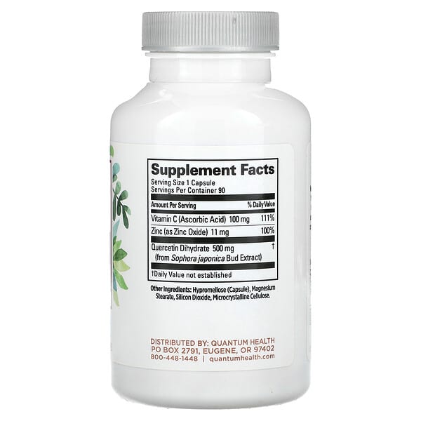 Alternative view of Quantum Health, Quercetin+, 90 Capsules
