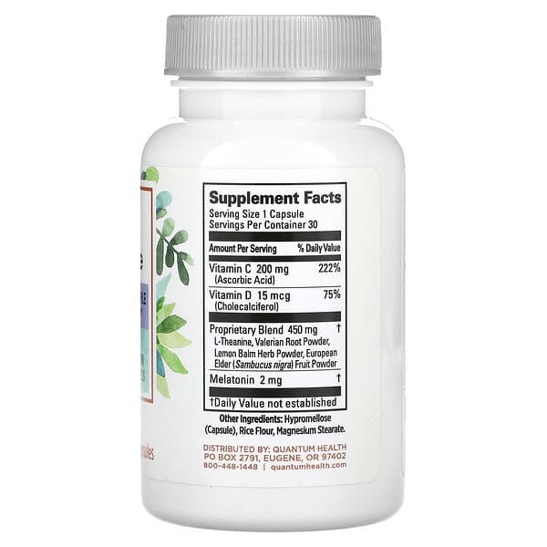 Alternative view of Quantum Health, Sleep + Immune, Melatonin, 30 Capsules