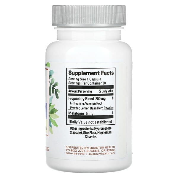 Alternative view of Quantum Health, Sleep, Melatonin, 30 Capsules