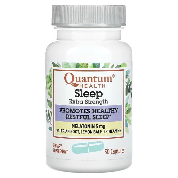 Quantum Health, Sleep, Melatonin, 30 Capsules