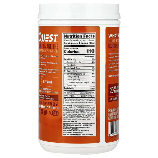 Alternative view of Quest Nutrition, Protein Powder, Cinnamon Crunch, 1.6 lb (726 g)