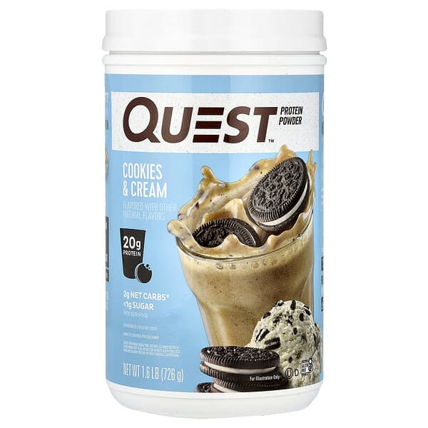 Quest Nutrition, Protein Powder, Cookies & Cream, 1.6 lb (726 g)