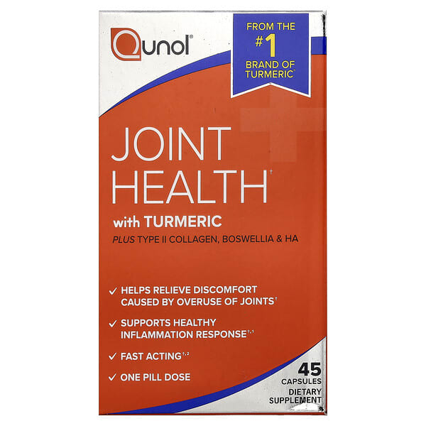 Qunol, Joint Health with Turmeric, 45 Capsules