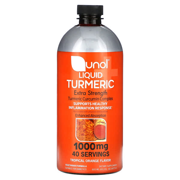 Qunol, Liquid Turmeric, Tropical Orange, 20.3 fl oz (600 ml)