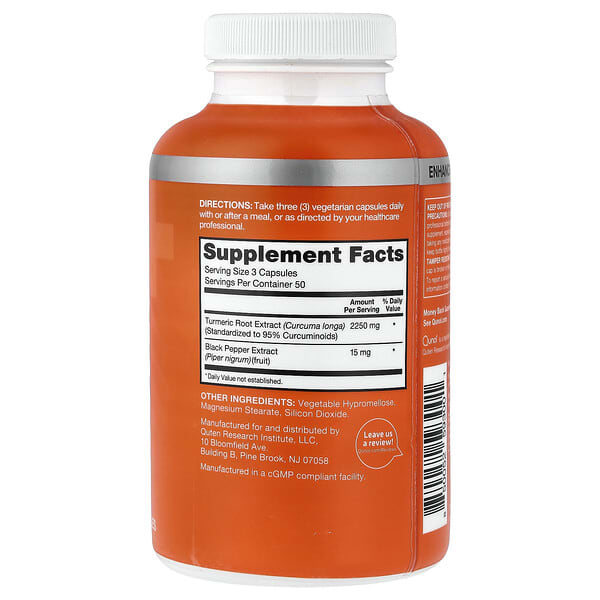 Alternative view of Qunol, Turmeric, 150 Capsules