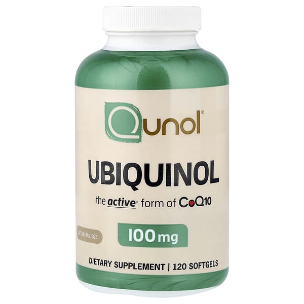 Qunol, Ubiquinol, 100 mg, 120 Softgels