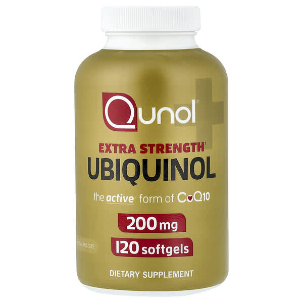 Qunol, Ubiquinol,  200 mg, 120 Softgels