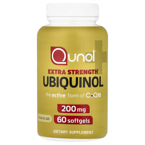 Qunol, Ubiquinol, 200 mg, 60 Softgels