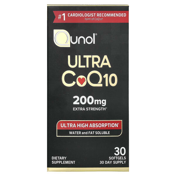 Qunol, Ultra CoQ10, 200 mg, 30 Softgels