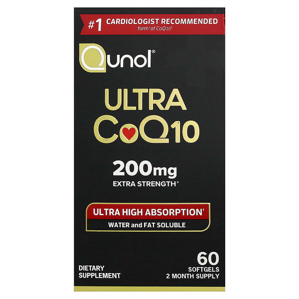 Qunol, Ultra CoQ10, 200 mg, 60 Softgels
