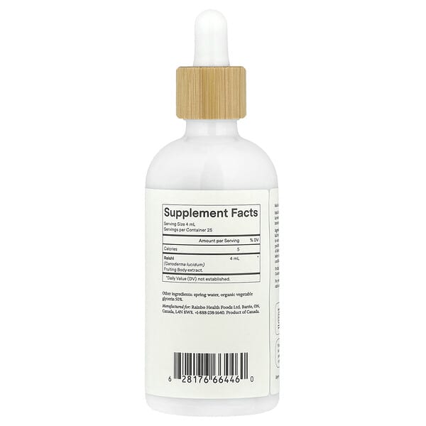 Alternative view of Rainbo, Reishi, Alcohol-Free, 3.4 fl oz (100 ml)